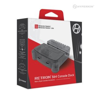 RetroN S64 Console Dock for Nintendo Switch® (Smoke Gray) - Hyperkin | Game Haven TX