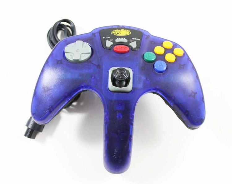 Nintendo N64 Controller Mad Catz Control Pad W/ Turbo & Slow mode Blue | Game Haven TX