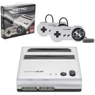 RetroDuo System Console - SNES NES - Silver/Black (Retro-Bit) | Game Haven TX