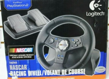 Steering Wheel for PS2 Logitech NASCAR Edition | Game Haven TX